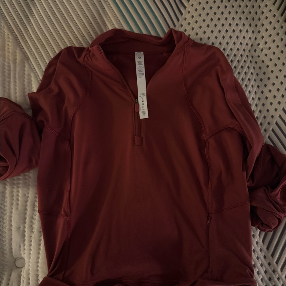 lululemon athletica Long Sleeve Top - Red